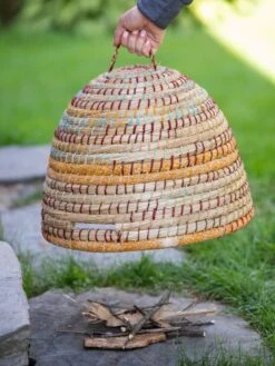 Artisan Natural Bee Skep -OW Garden Decor Shop 3 4 crop 8613063 0361