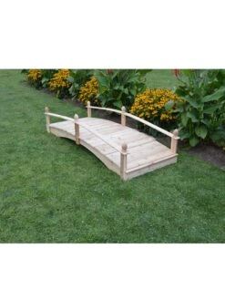Acorn Garden Bridge Unfinished 3' X 12' -OW Garden Decor Shop 3 4 crop 8613404 02V 5