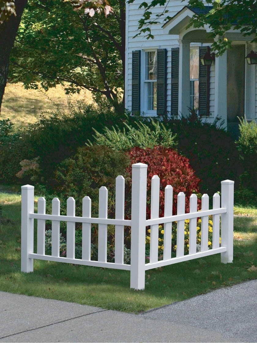 Country Corner Vinyl Picket Fence 1 Country Corner Vinyl Picket Fence