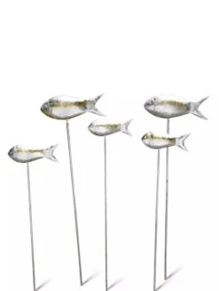 Fish Out Of Water Garden Stakes, Set Of 5 -OW Garden Decor Shop 8593672 0067 tif