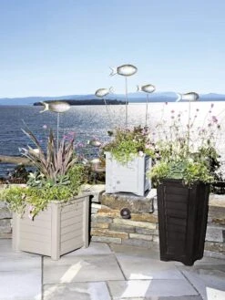 Fish Out Of Water Garden Stakes, Set Of 5 -OW Garden Decor Shop 8594277 1524 tif