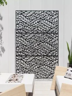 Veradek 3-Panel Privacy Screen Set, Flowleaf -OW Garden Decor Shop 8599187 09V tif