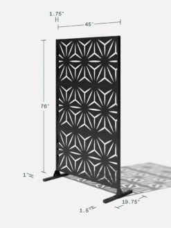 Veradek 3-Panel Privacy Screen Set, Star -OW Garden Decor Shop 8599205 11V tif