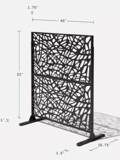 Veradek 2-Panel Privacy Screen Set, Web -OW Garden Decor Shop 8599215 10V tif