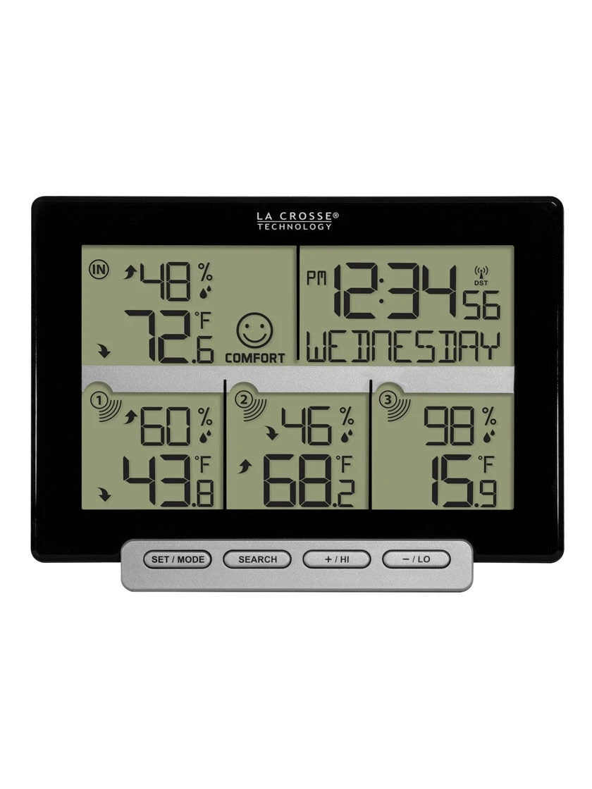 La Crosse 308-1412-3TX-INT Wireless Weather Station With 3 Sensors 3 La Crosse 308-1412-3TX-INT Wireless Weather Station With 3 Sensors - Image 3