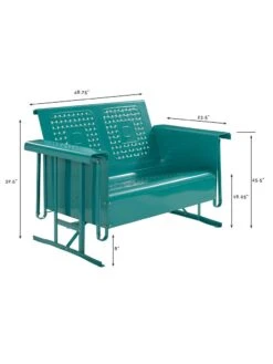 Crosley Bates Loveseat Glider -OW Garden Decor Shop 8599629 02v