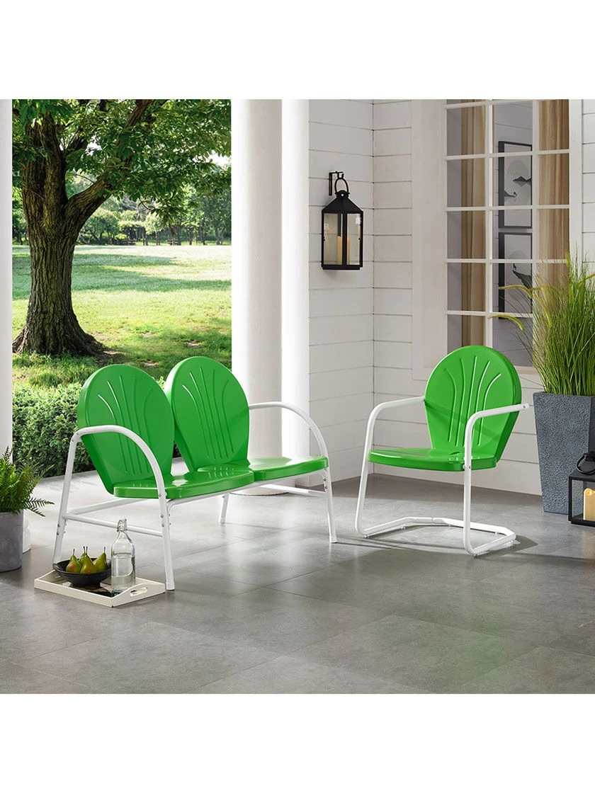 Crosley Griffith Loveseat & Chair Outdoor Seating Set 2 Crosley Griffith Loveseat & Chair Outdoor Seating Set - Image 2