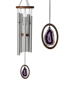 Agate Chime™, Large -OW Garden Decor Shop 8599738 05v woodstock agate chime large purple