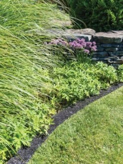 Recycled Rubber Mulch Edging, 12’ X 6” -OW Garden Decor Shop 8599854 0897 tif