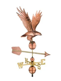 Freedom Eagle Copper Weathervane -OW Garden Decor Shop 8600277 03v