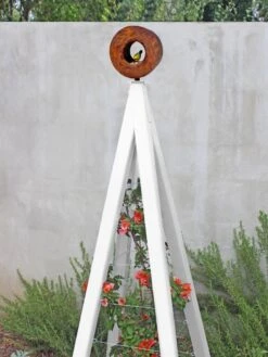 Bird Cafe + Akoris Garden Tuteur Sr. -OW Garden Decor Shop 8600525 03v bird cafe akoris garden tuteur cloud white 1
