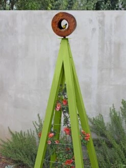 Bird Cafe + Akoris Garden Tuteur Jr. 12 Bird Cafe + Akoris Garden Tuteur Jr. -OW Garden Decor Shop 8600525 05v bird cafe akoris garden tuteur leaf green