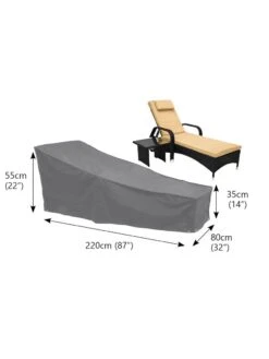 Bosmere Large Sunbed Waterproof Cover -OW Garden Decor Shop 8608855 02v