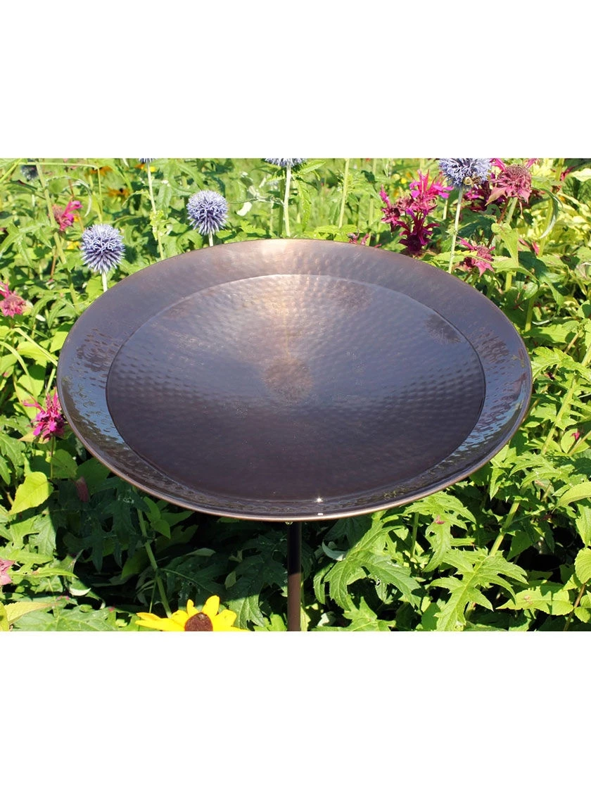 Achla Designs Burnt Copper Birdbath With Stake 2 Achla Designs Burnt Copper Birdbath With Stake - Image 2
