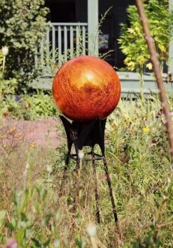 Achla Designs Gazing Globe 12" -OW Garden Decor Shop 8609324 02V jpg