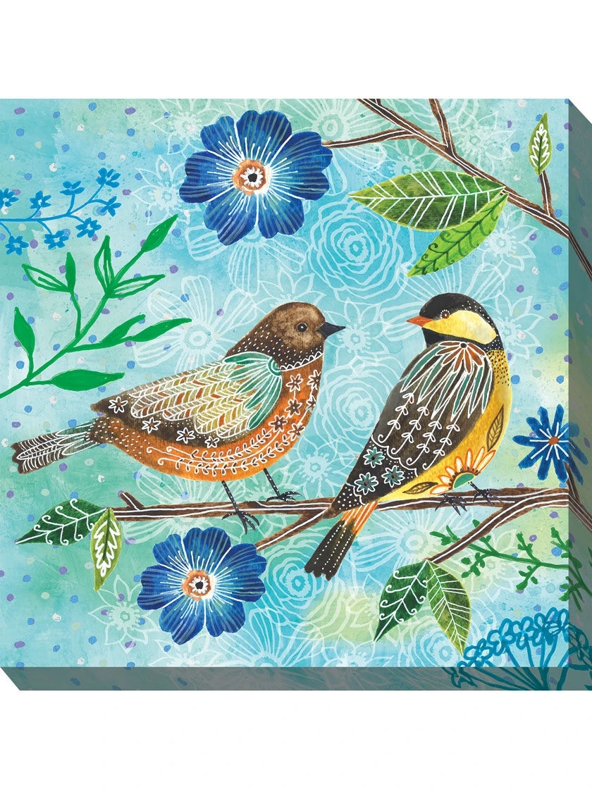 Floral Flight Outdoor Wall Art 1 Floral Flight Outdoor Wall Art