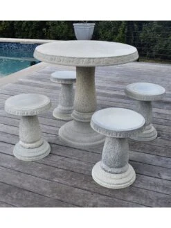 Stools, Set Of 4 9 Stools, Set Of 4 -OW Garden Decor Shop 8610576 03v