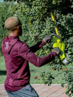 Sun Joe 24V-HT22-LTE 24-Volt ION+ Cordless Hedge Trimmer Kit | 22-Inch | W/ 2.0-Ah Battery And Charger -OW Garden Decor Shop 8610657 07v