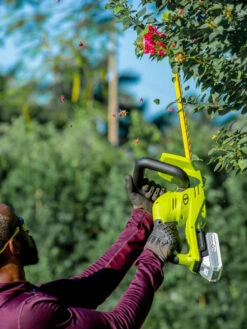 Sun Joe 24V-HT22-LTE 24-Volt ION+ Cordless Hedge Trimmer Kit | 22-Inch | W/ 2.0-Ah Battery And Charger -OW Garden Decor Shop 8610657 08v