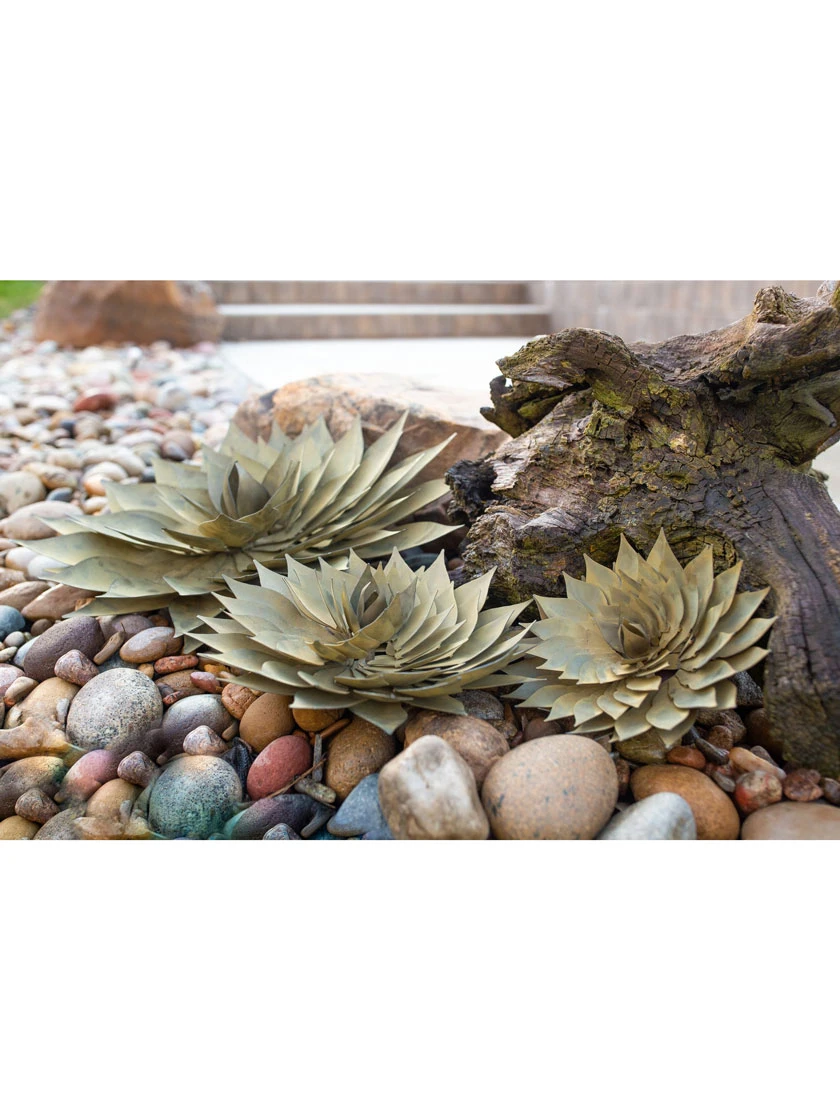 Desert Steel Spiral Aloe Sculpture 2 Desert Steel Spiral Aloe Sculpture - Image 2