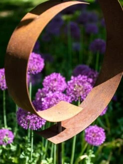 Corten Circle Garden Sculpture -OW Garden Decor Shop 8611061 157 tif