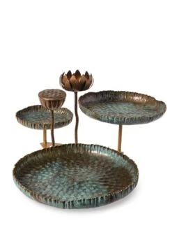 Water Lily Station Birdbath -OW Garden Decor Shop 8611102 5860 tif