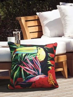 Outdoor Decor™ Floor Pillows, 24" X 24" 9 Outdoor Decor™ Floor Pillows, 24" X 24" -OW Garden Decor Shop 8611118 105v trfl outdoor floor deco pillow 24x24 tropical flowers