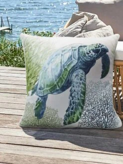 Outdoor Decor™ Floor Pillows, 24" X 24" 12 Outdoor Decor™ Floor Pillows, 24" X 24" -OW Garden Decor Shop 8611118 115v trtl outdoor floor deco pillow 24x24 sea turtle