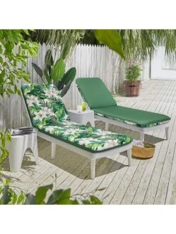Outdoor Decor™ Chaise Lounge Cushions, 22" X 73" -OW Garden Decor Shop 8611127 106v grli outdoor chaise lounge cushion 22x73 green lily