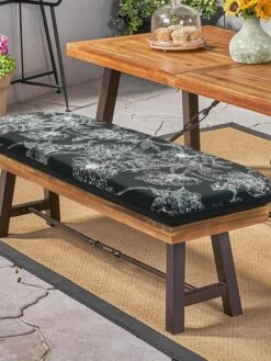 Outdoor Decor™ Bench Cushions, 18" X 48" 12 Outdoor Decor™ Bench Cushions, 18" X 48" -OW Garden Decor Shop 8611128 110V BKF tif