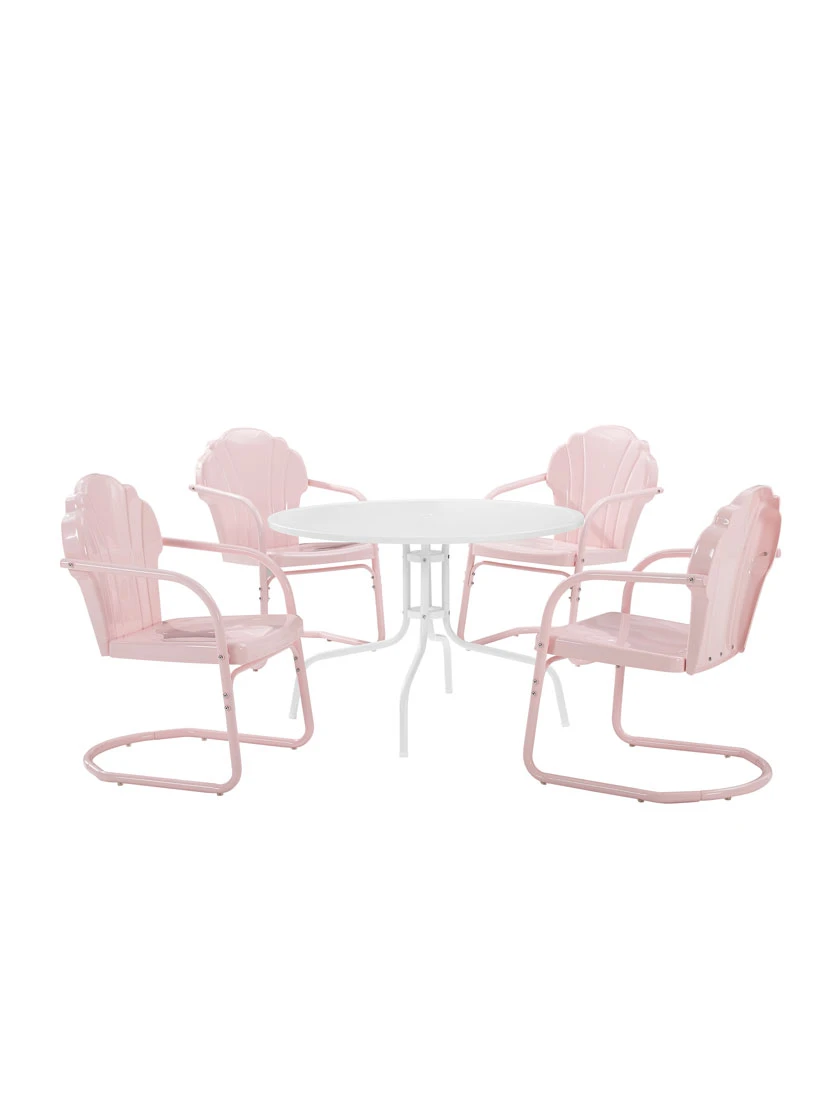 Crosley Tulip 5-piece Outdoor Dining Set 5 Crosley Tulip 5-piece Outdoor Dining Set - Image 5