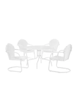Crosley Tulip 5-piece Outdoor Dining Set 21 Crosley Tulip 5-piece Outdoor Dining Set -OW Garden Decor Shop 8611578 wt 32v