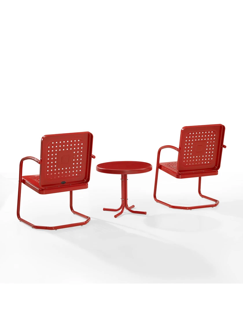 Crosley Bates 3-piece Outdoor Dining Chair Set 7 Crosley Bates 3-piece Outdoor Dining Chair Set - Image 7