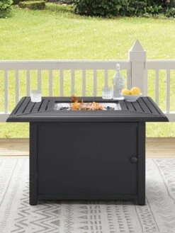 Crosley Dante Metal Fire Table