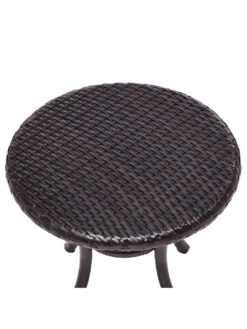 Crosley Palm Harbor Outdoor Wicker Round Side Table -OW Garden Decor Shop 8611949 06v