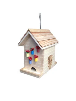 Potting Shed Birdfeeder -OW Garden Decor Shop 8612011 02v