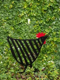 Chicken Friends Garden Stake 8 Chicken Friends Garden Stake -OW Garden Decor Shop 8612015 071 tif