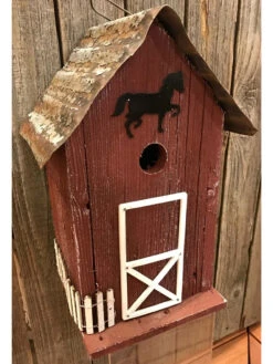 Summitville Stable Bird House -OW Garden Decor Shop 8612121 01v