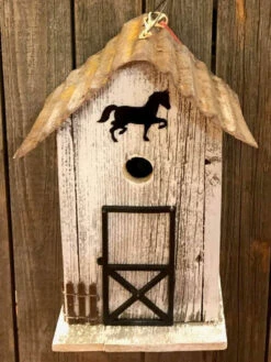 Summitville Stable Bird House -OW Garden Decor Shop 8612121 03v