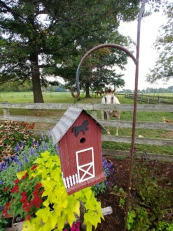 Summitville Stable Bird House -OW Garden Decor Shop 8612121 05v