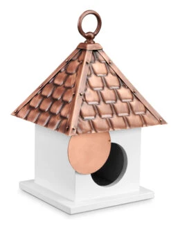 Bird House Bungalow With Copper Roof -OW Garden Decor Shop 8612197 02v