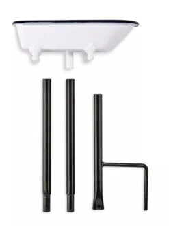 White Enamel Bathtub Birdbath 10 White Enamel Bathtub Birdbath -OW Garden Decor Shop 8612266 05V jpeg