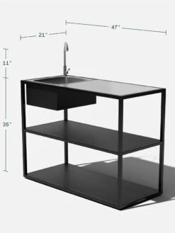 Veradek Stainless Steel Outdoor Kitchen Series Counter Sink -OW Garden Decor Shop 8612469 16v 1