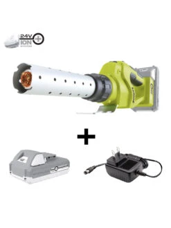 Sun Joe® 24-Volt 2.0Ah Cordless Elec. 1292-Degree Fire Starter, For Charcoal Grills -OW Garden Decor Shop 8612520 02v