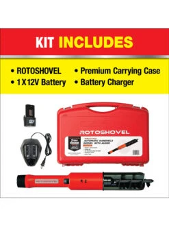 Rotoshovel Battery-Operated Garden Auger -OW Garden Decor Shop 8612719 07v