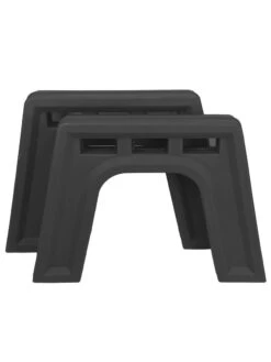 Custom Length Lightweight Indoor Or Outdoor Backless Bench Ends -OW Garden Decor Shop 8612858gy 07v lightweight indoor outdoor backless bench ends gray