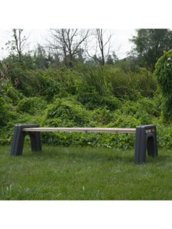 Custom Length Lightweight Indoor Or Outdoor Backless Bench Ends -OW Garden Decor Shop 8612858gy 11v