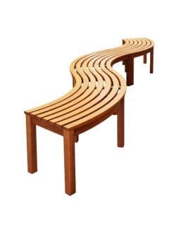 Achla Designs Curved Backless Bench -OW Garden Decor Shop 8612910 05v
