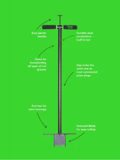 Yard Butler® Sod Plugger -OW Garden Decor Shop 8613169 02v