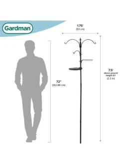 Gardman® Antique Finish Bird Feeding Station -OW Garden Decor Shop 8613186 07v